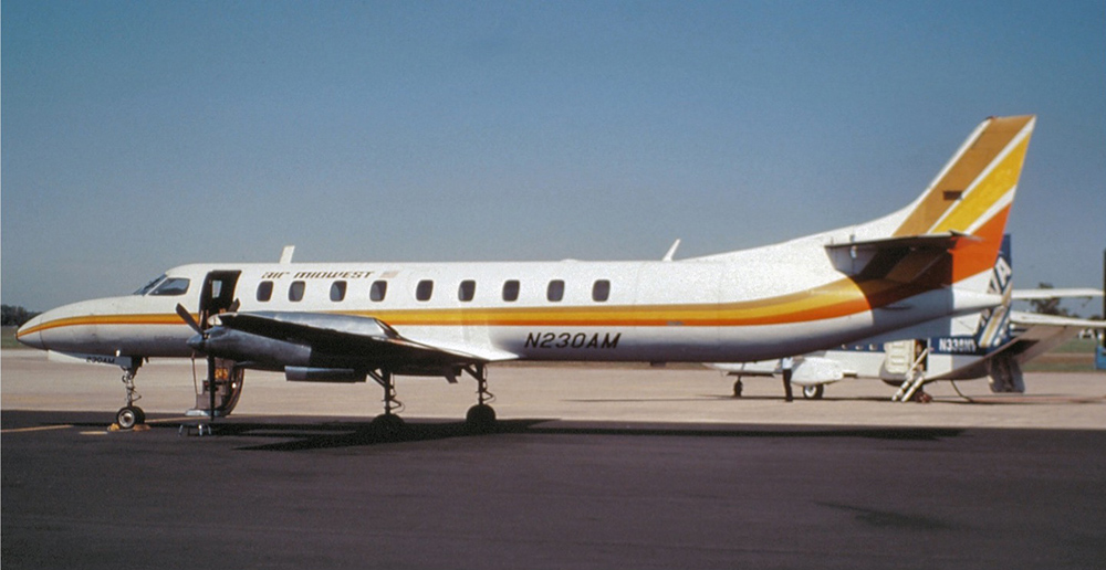 Air Midwest Swearingen Metroliner II.