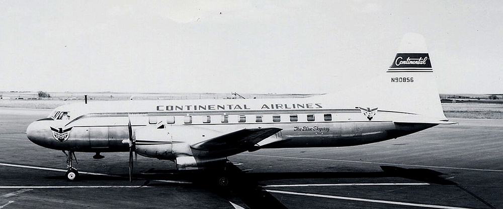 Continental Airlines Convair 340.