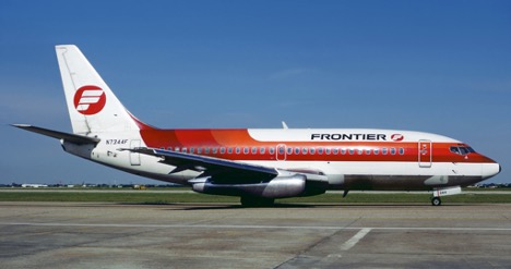 Frontier flew the Boeing 737-200 on three daily flights between Farmington and Denver from 1982 through 1984. 