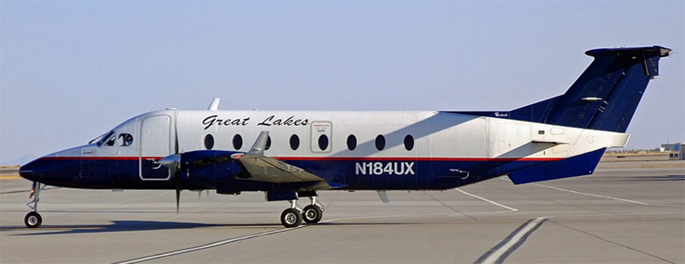 Great Lakes Airlines Beechcraft 1900D.