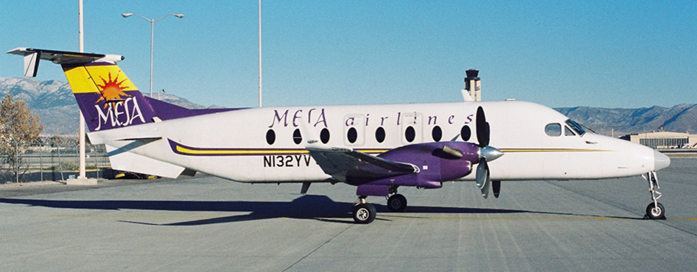 Mesa Airlines Beechcraft 1900D.