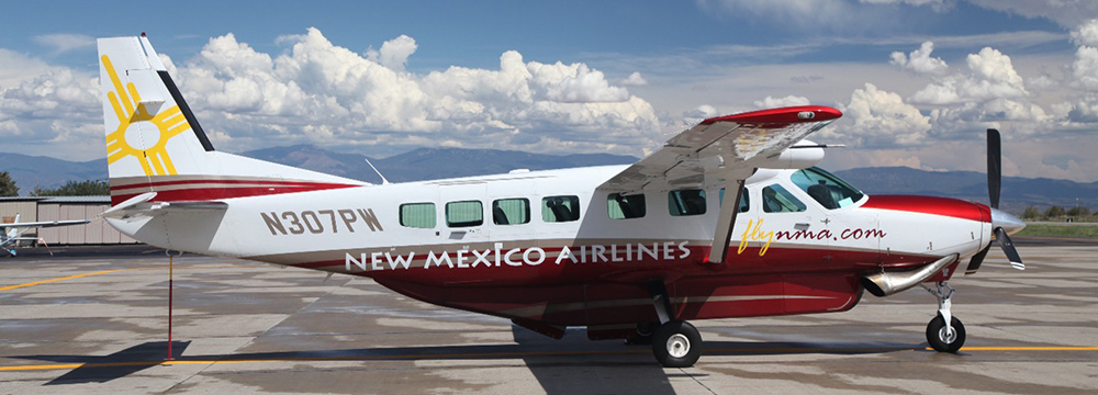 New Mexico Airlines Cessna 208B Grand Caravan at the Los Alamos airport.