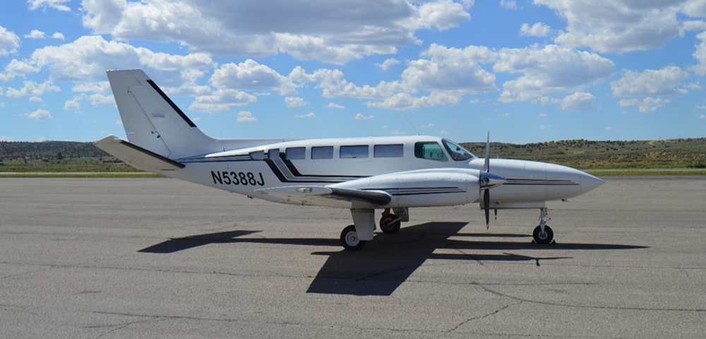South Aero Cessna 404 Titan at the Gallup Airport.