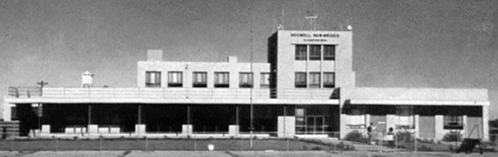Terminal building at the old Roswell Municipal Airport in the 1950’s.