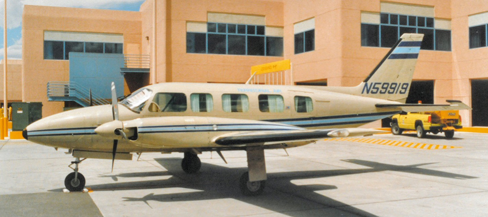 Territorial Airlines Piper Navajo Chieftain.