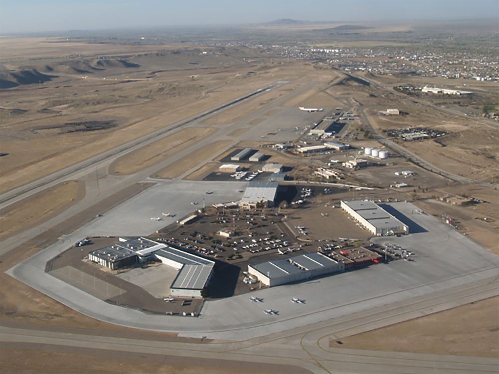 Alamogordo-White Sands Regional Airport terminal building.
