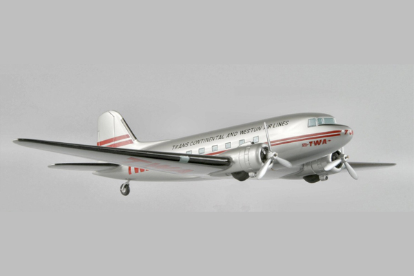 TWA-Douglas-DC-3-Passenger-FI FI-0001-Bison-Airlines-Aero-Commander